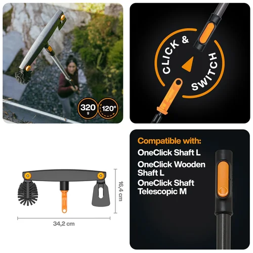 Fiskars OneClick lietvamzdžių valiklis image 3