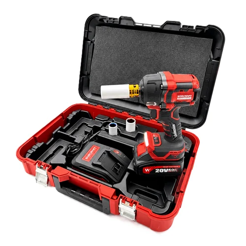 WORCRAFT 20V LI-ION 1/2'' Smūginis veržliasukis 750 Nm plastikinė dėžė image 1