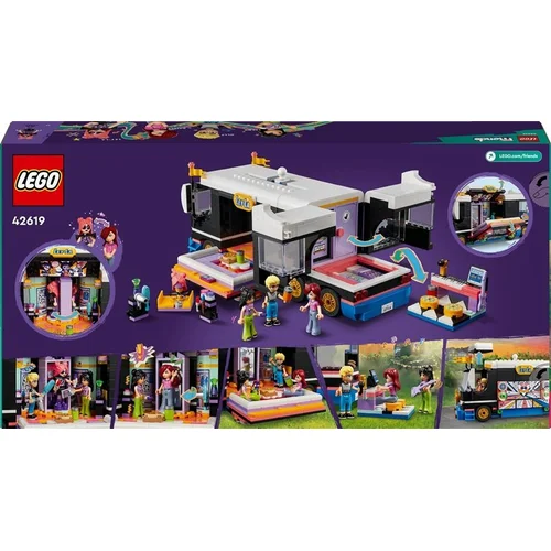 LEGO Friends Pop Star Music Tour Bus 845 dalių image 2