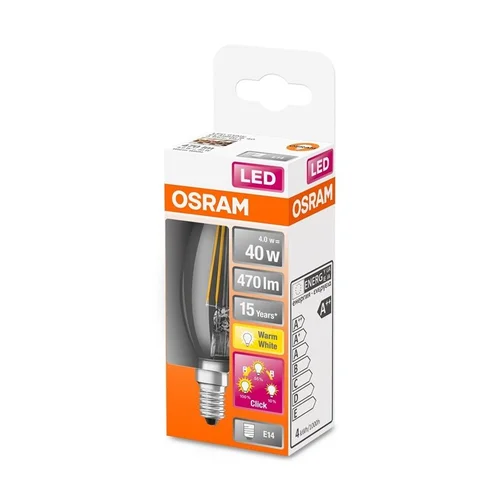 OSRAM LED lemputė B35 E14 4 W 470 lm 2700 K image 2