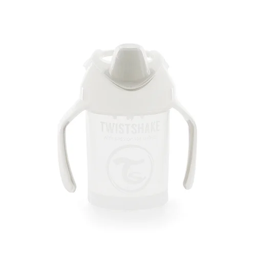 Twistshake puodelis mini baltas nuo 4mėn 230 ml 78053 image 1