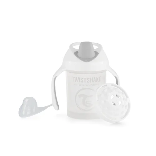 Twistshake puodelis mini baltas nuo 4mėn 230 ml 78053 image 2