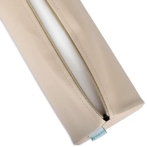 Habys K033 apvali atraminė pagalvė 15 × 60 cm, smėlio spalvos image 2