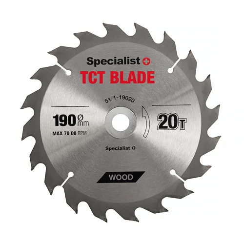 Specialist+ Medienos pjovimo diskas 190 mm 20T 30/20/16 mm image 2
