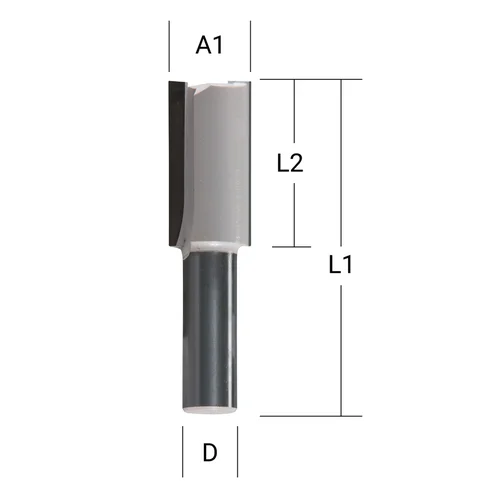 Makita D-67810 kotinė freza, 8 mm kotas, 51 mm ilgis image 2