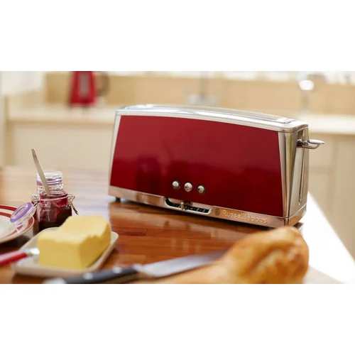 Russell Hobbs Luna Solar Red Long Slot 23250-56 Skrudintuvas image 2