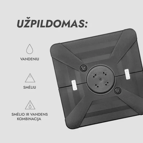 Zeltpro SOLID pasunkintas lauko skėčio padas iki 150 kg image 2