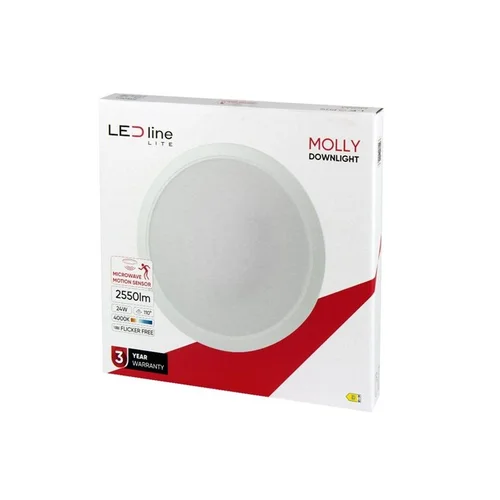 Įmontuojamas šviestuvas LED Line MOLLY, 24W, 4000 K, LED image 2