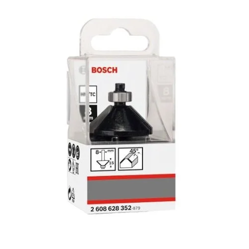 Bosch HM Freza briaunų nuėmimui, l=15 mm, 2608628352 image 2