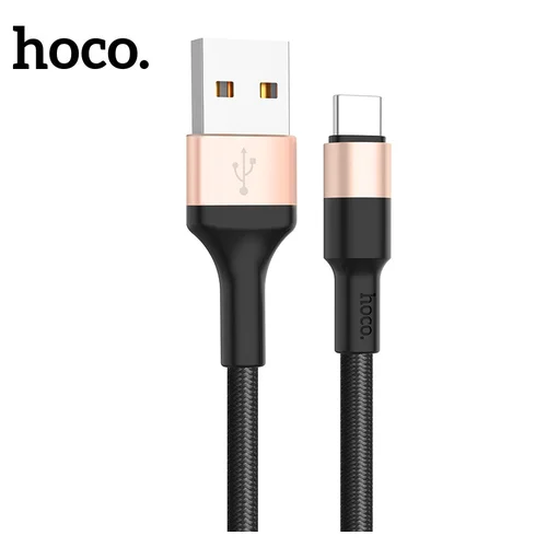 Hoco X26 Type-C 1.0m kabelis Juodas-Auksinis image 2