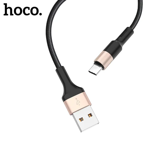 Hoco X26 Type-C 1.0m kabelis Juodas-Auksinis image 3