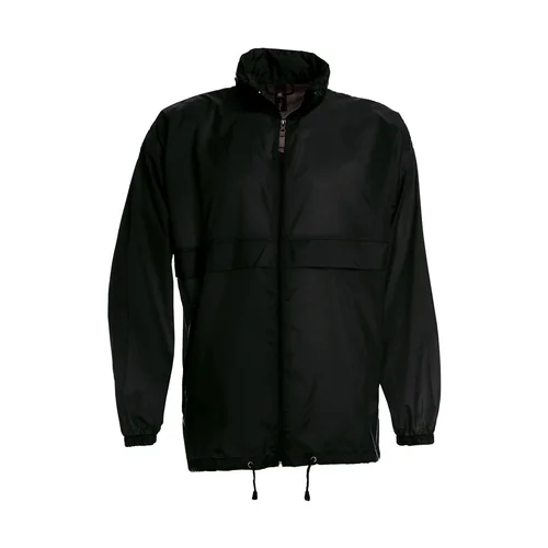 Vyriška vandeniui ir vėjui atspari B&C JU800 striukė – 3XL, Juoda image 3