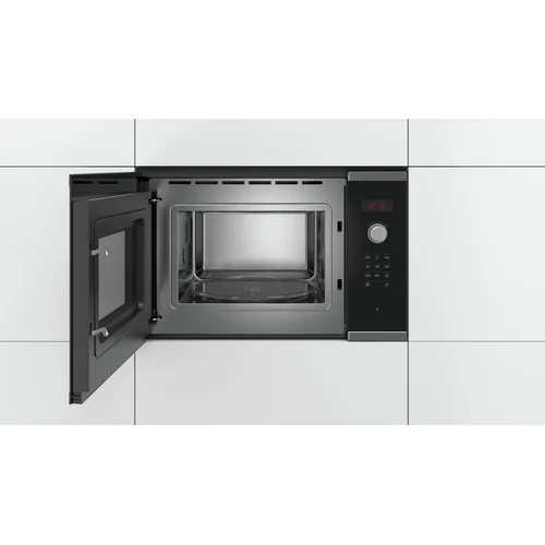Bosch BFL553MS0 Įmontuojamoji mikrobangų krosnelė 25 L Juoda image 3