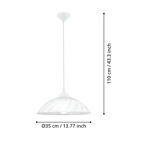 EGLO Vetro 105x35 cm Pakabinamas šviestuvas 60W image 3