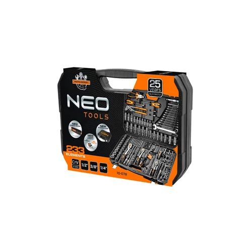 NEO Galvučių rinkinys 1/4", 3/8", 1/2" 233 vnt. image 2