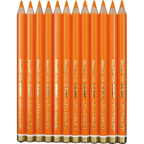 BelcolART Farb Gigant 12 pieštukų, oranžiniai image 1