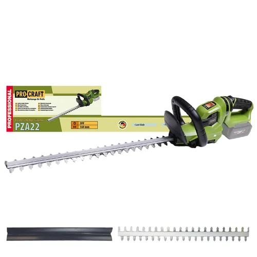 ProCraft PZA22 akumuliatorinės gyvatvorių žirklės, 20 V image 1