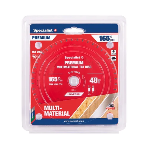 Specialist+ Pjovimo diskas 165x48Tx20mm Multimaterial PREMIUM image 1