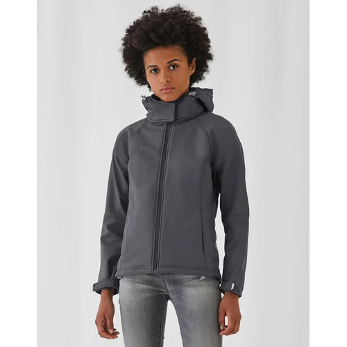B&C JW937 Softshell striukė M, Dark Grey image 2