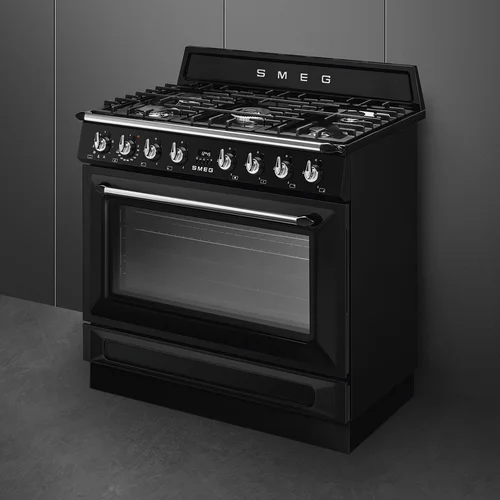 Smeg TR90GMBL Dujinė viryklė su elektrine orkaitė image 2