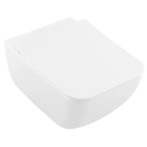 Villeroy & Boch 9M80S101 Unitazo sėdynė SoftClosing QuickRelease Balta Alpin image 2