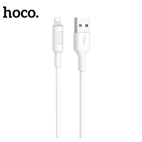 Hoco X25 Lightning USB kabelis 1,0 m Baltas image 2