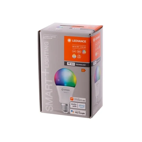 Ledvance Lemputė LED WIFI A100 E27 14W 1521LM RGBW image 2