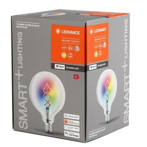 Ledvance LED LEMPUTĖ SMART+ E27 G125 RGBW FL 4.5W image 2