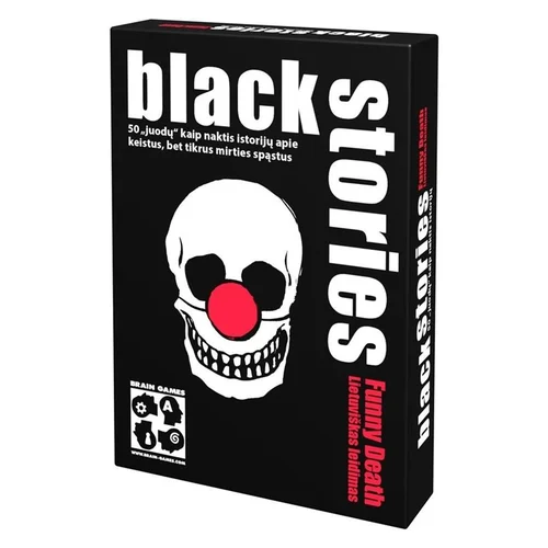 Brain Games Black Stories Funny Death LT kortos image 2