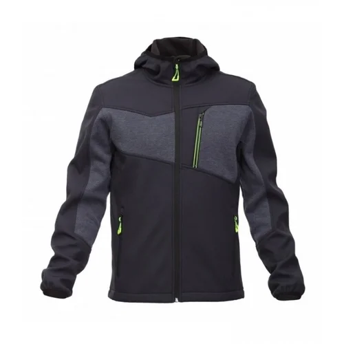 Džemperis BoSafety RYSON PLUS, paaukštinta apykaklė - S, Tamsiai Pilka/Pilka image 2