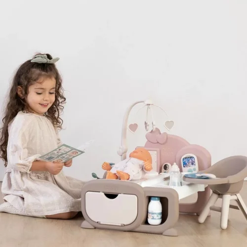 SMOBY Baby Nurse Lėlės priežiūros rinkinys, 19 priedų image 2