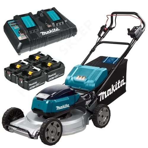 Makita DLM533PT4 Akumuliatorinė vejapjovė, 53 cm plotis image 1