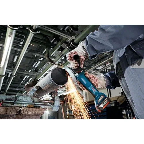 Bosch GWS 18V-10 P akumuliatorinis kampinis šlifuoklis image 2