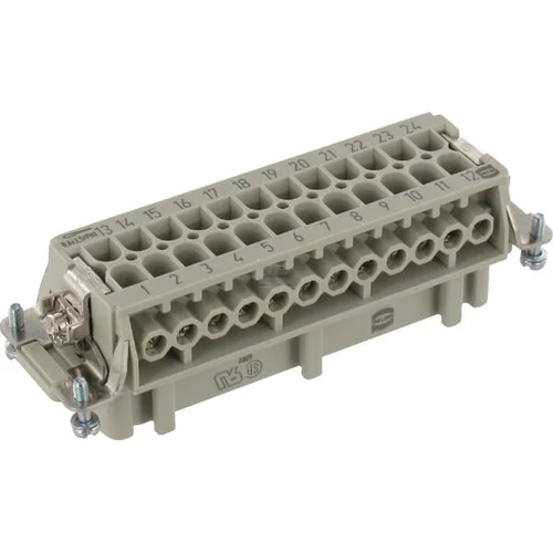 Harting HAN E įdėklas srieginio prijungimo, PC, RAL 7032 image 2