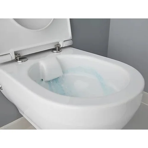Pakabinamas klozetas CAVALLY Rimless, su lėtai nusileidžiančiu dangčiu image 3