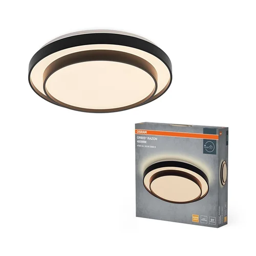 Osram Šviestuvas lubų LED 36W 3000K 2000lm Ø485 Juoda image 2