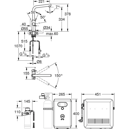 Grohe Blue Professional 31347003 Chromas image 3