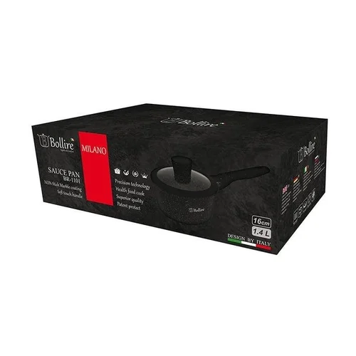 BOLLIRE MILANO BR-1101 Prikaistuvis su dangčiu Ø16 cm, 1,4 L image 2