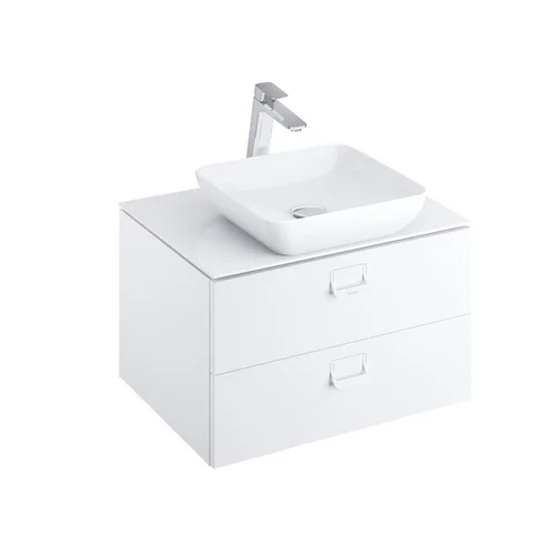 Ravak Comfort 800 X000001380 plokštė po praustuvu, balta, 80x46 cm image 2