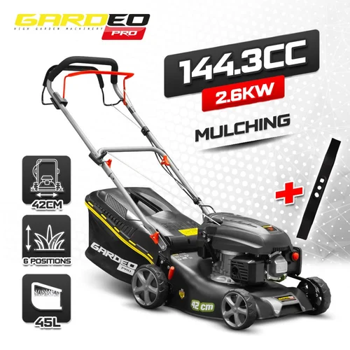 GARDEO PRO GTTAC41T144-24 benzininė vejapjovė, 420 mm image 2