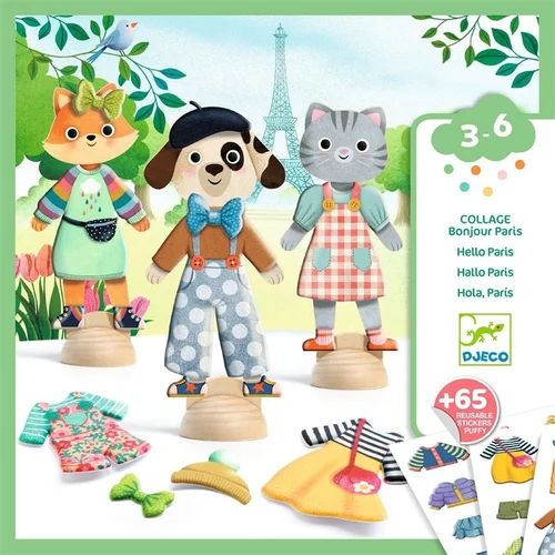 Djeco Bonjour Paris kūrybos rinkinys DJ09849 image 2