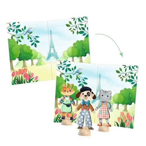Djeco Bonjour Paris kūrybos rinkinys DJ09849 image 3