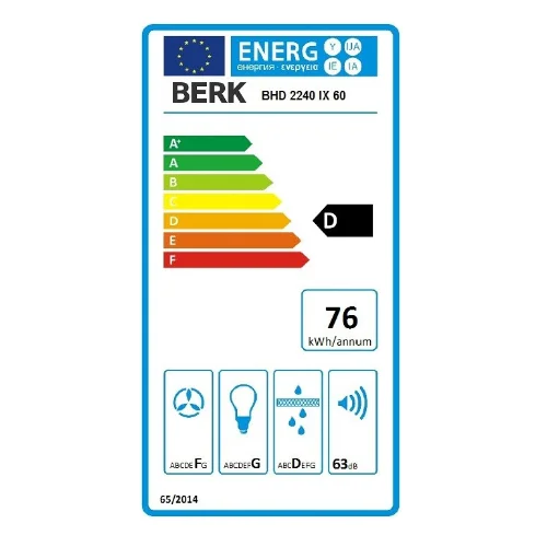 Gartraukis BERK BHD 2240 IX 60 image 2