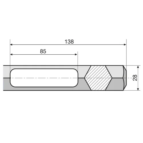 HiKOKI kaltas įžeminimo strypui 27 × 400 mm image 2