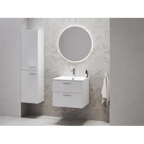 Ravak SB Chrome II Aukšta spintelė 39x29x150 cm Balta, kairinė image 2