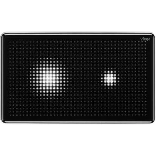 VIEGA 774363 sensorinis WC nuleidimo mygtukas su LED pašvietimu, juodas stiklas image 2