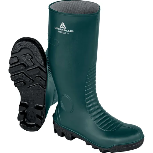 Apsauginiai DELTAPLUS BRONZE2S5 PVC guminiai batai 45 Green-Black image 3