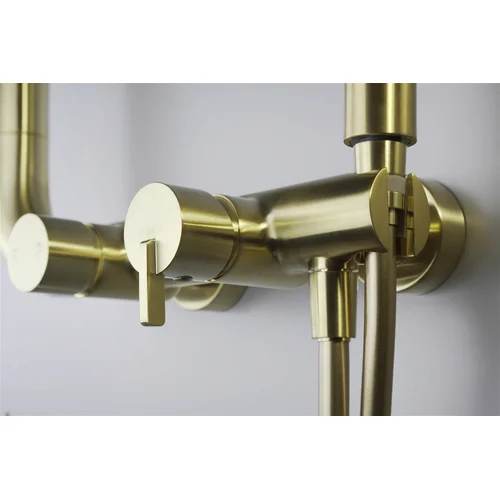 DEANTE SILIA NQS_R4XM dušo sistema, šlifuoto aukso spalva image 2