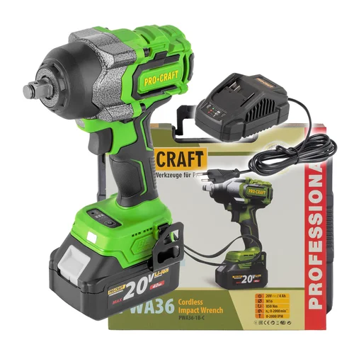 ProCraft PWA36 1B akumuliatorinis smūginis veržliasukis image 1