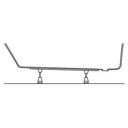 Ravak Asymmetric CY44000000 vonios atrama image 2